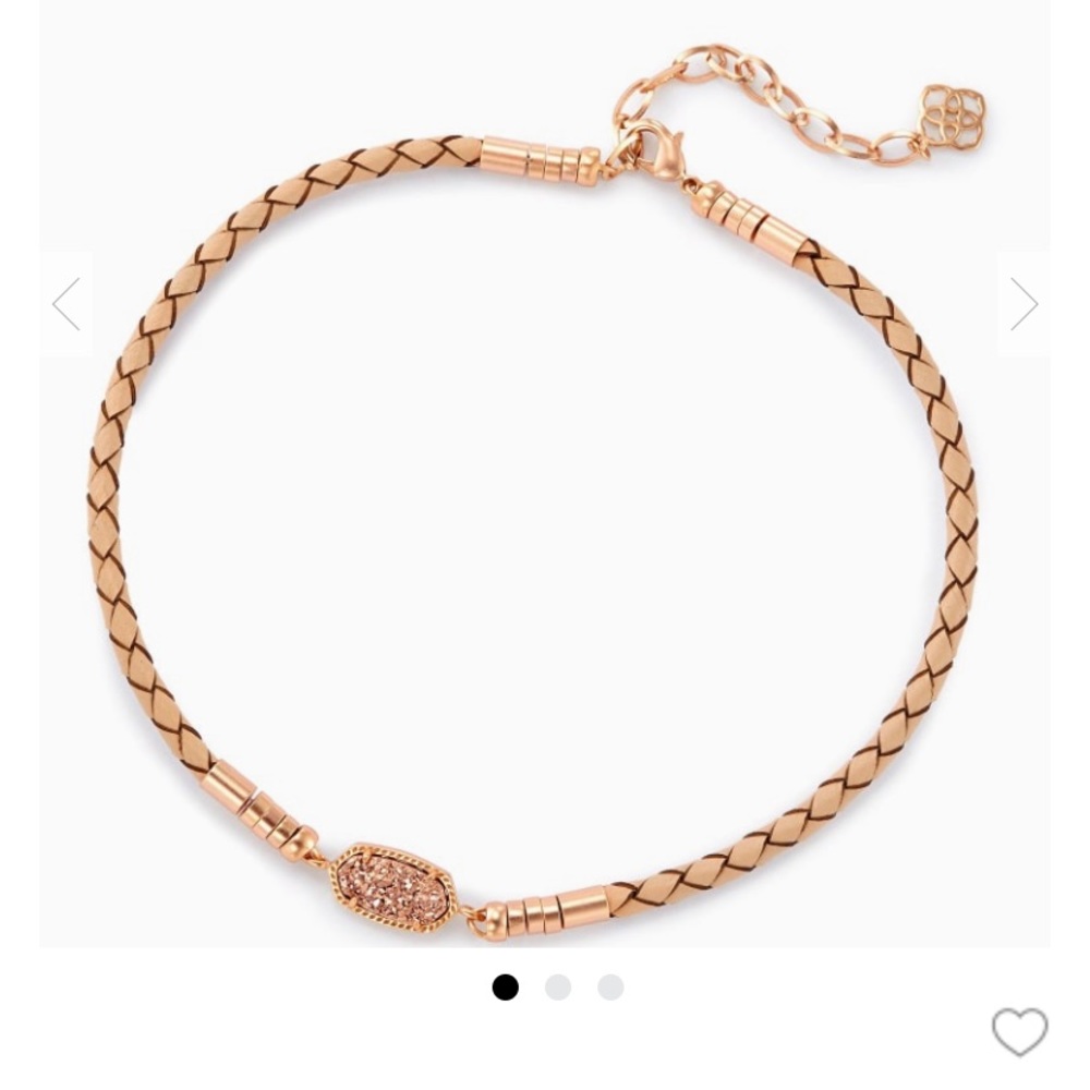 ✨Kendra Scott Cooper Rose Gold Drusy Choker✨